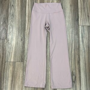 Uniqlo Light Mauve Wide-Leg Leggings